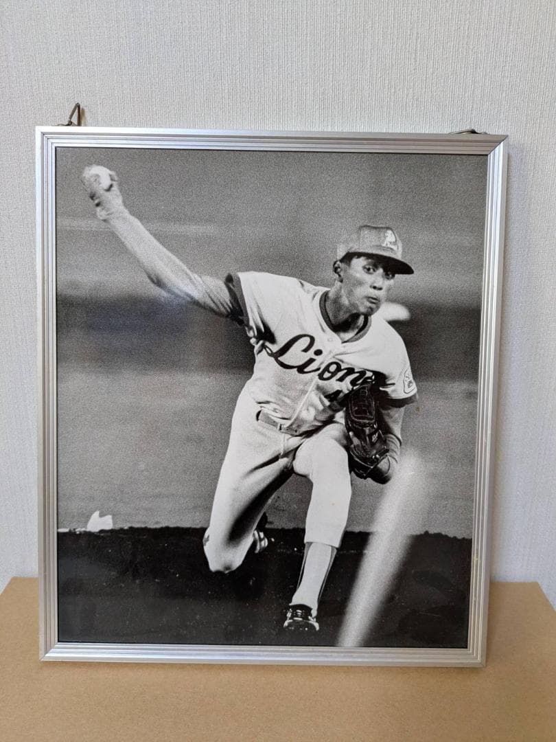 フレーム入り昭和のプロ野球の貴重な写真