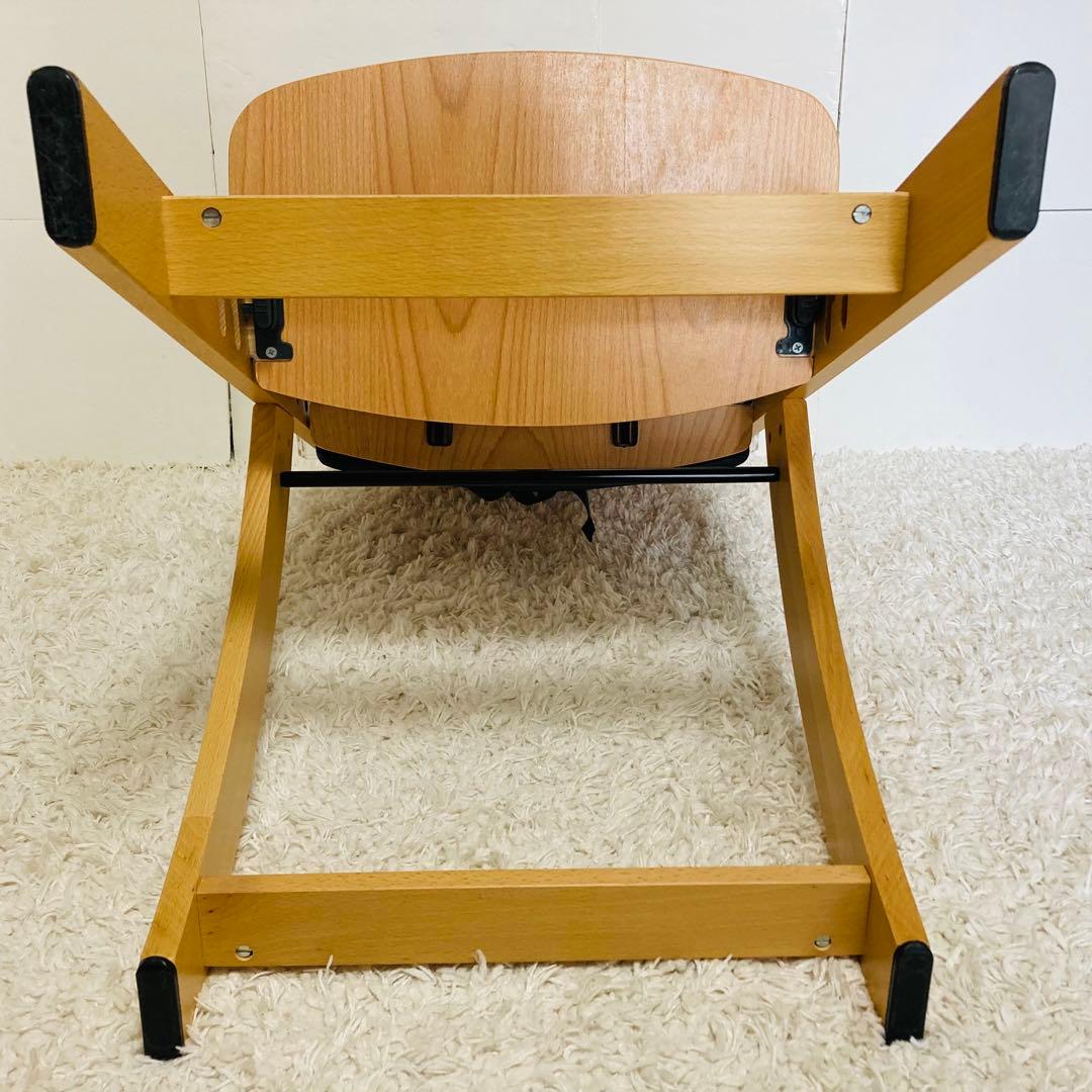 wari ビヨンドジュニア　木製　ベビーチェア　ガード　テーブル付き