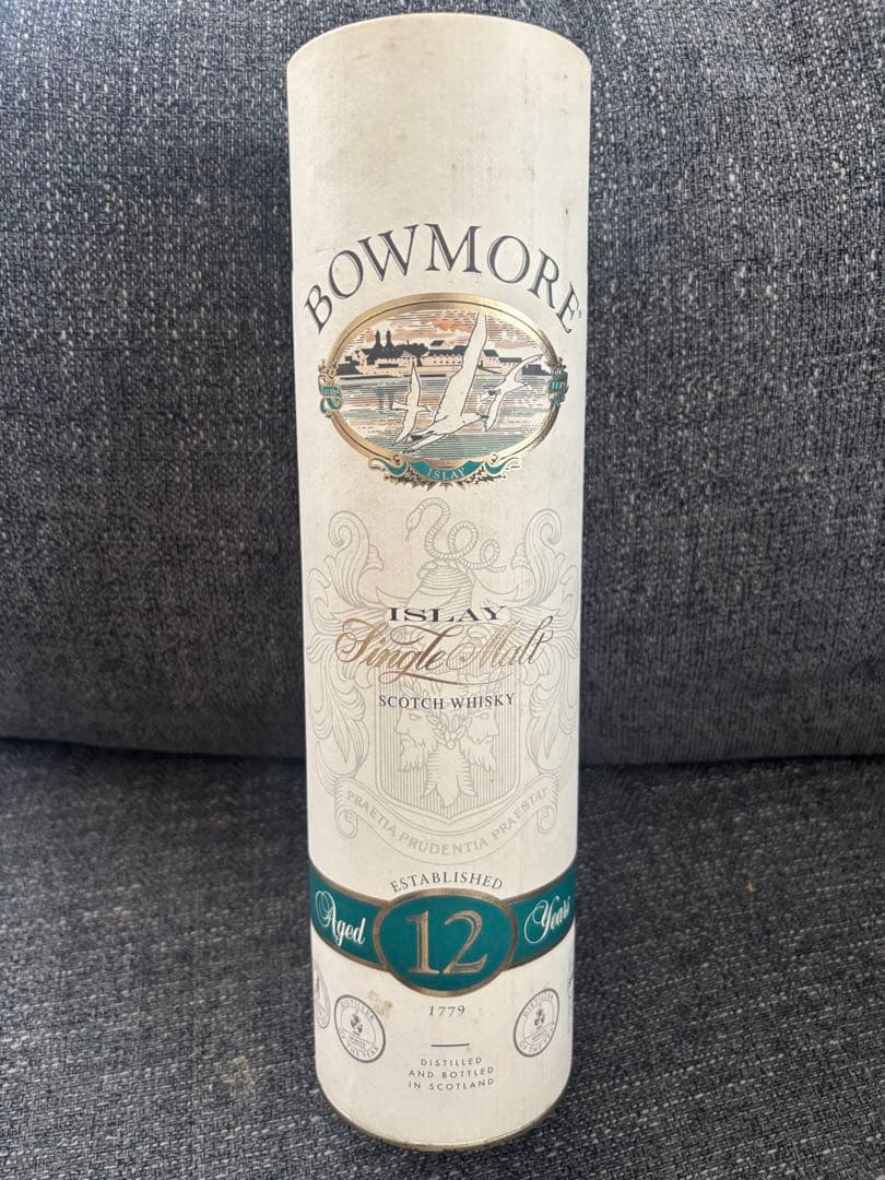 ボウモア BOWMORE 12年 カモメ シルクプリント 750ml 【古酒】