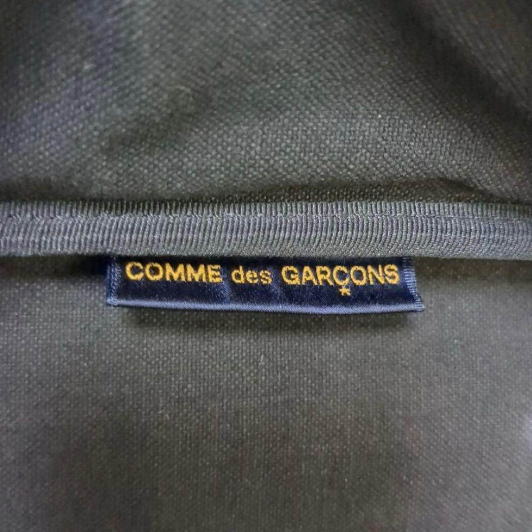 COMME des GARÇONS 黒 レザー ロゴ ボストンバッグ
