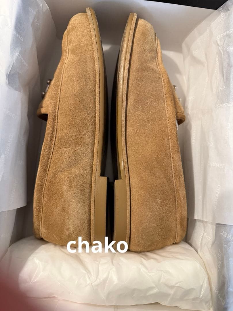 美品◼️CHANEL◼️モカシンローファー37