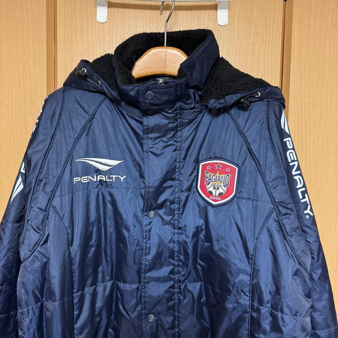 激レア選手支給品？★ファジアーノ岡山 ベンチコート 厳寒の秋春制対策に！