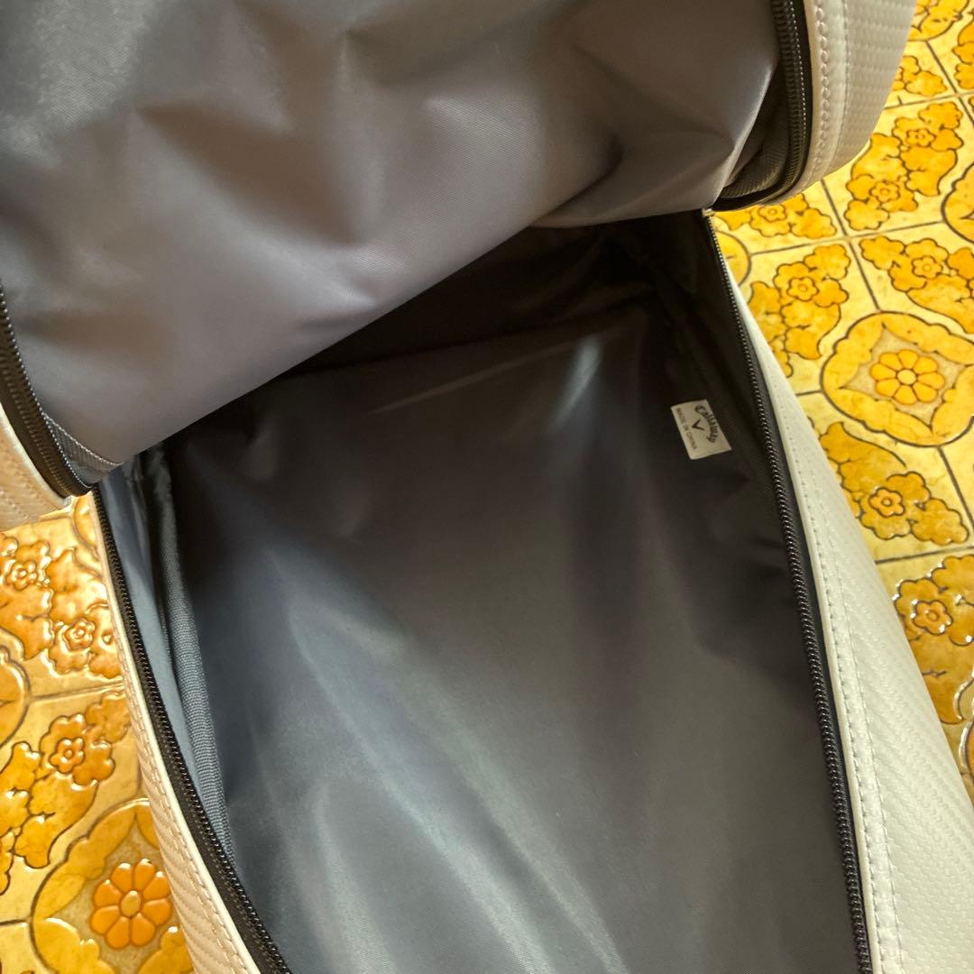 Callaway ゴルフシューズバック　ホワイト/ブラック　ゴルフグローブ、他