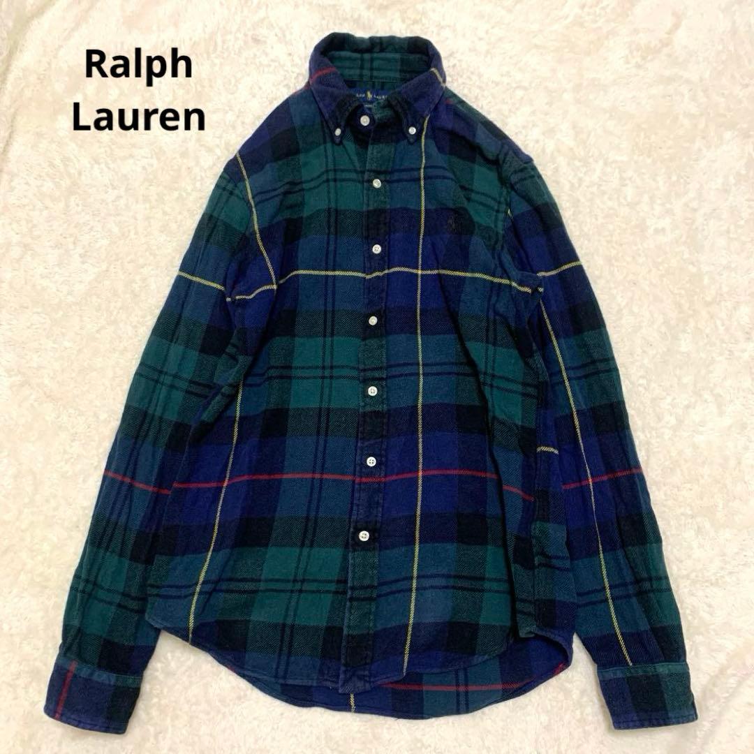 うーたん様 ラルフローレン ネルシャツ チェック ポニー刺繍 ユニセックス