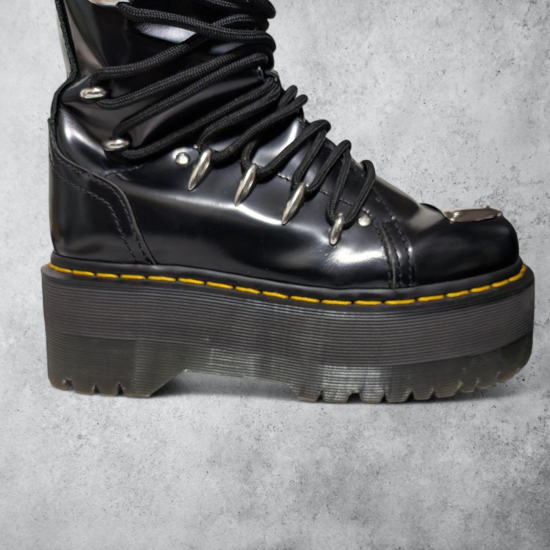 極美品 ドクターマーチン 1B60 LTT MAX UK4 ロングブーツ 厚底