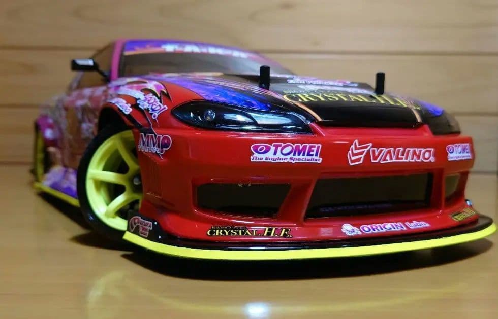 アライブフーン映画S15シルビアLEDボディ＆ヨコモドリパケ2WDフルセット完成