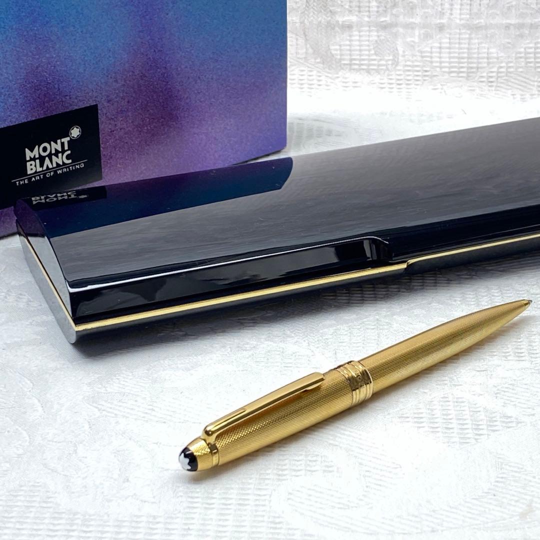 モンブラン ソリテール 1644 ボールペン バーメイル ゴールド ケース付き