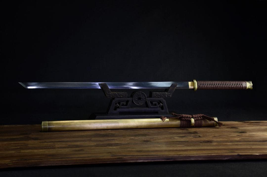 新型：02155 日本刀 模造刀 居合刀 武士道 武蔵 鑑賞用 手鍛造打