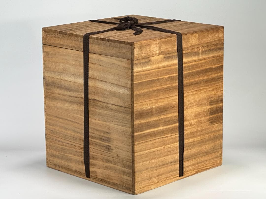 韓国美術　韓国人間国宝　安東五　白磁器　獣耳辰砂染付大花瓶　共箱