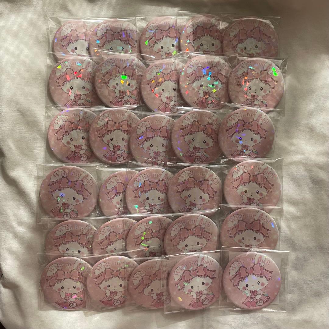 サンリオ ウィッシュミーメル むにゅぐるみパティオ 缶バッジ まとめ売り