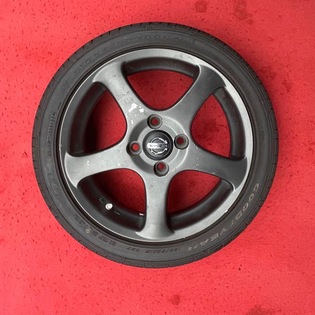 送料無料165/50R15グッドイヤーEAGLE LS2000アルミホイール4穴