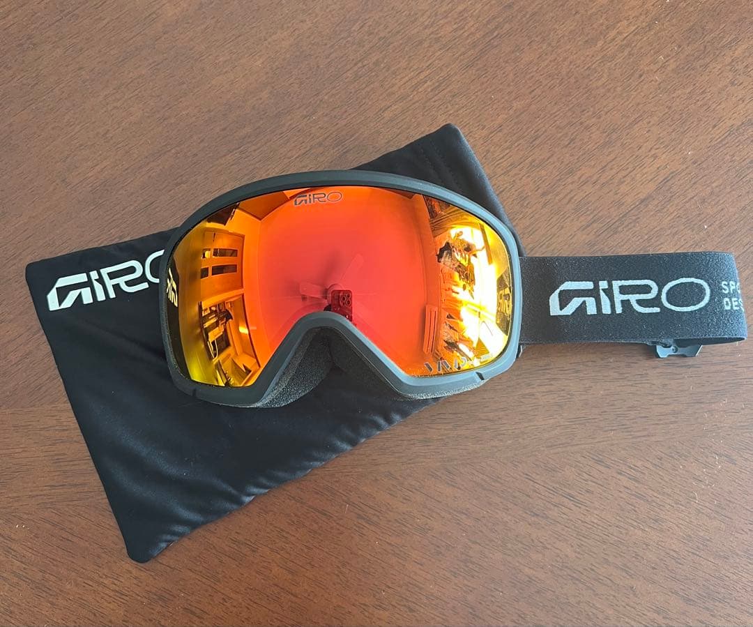 GIRO スポーツゴーグル オレンジミラー