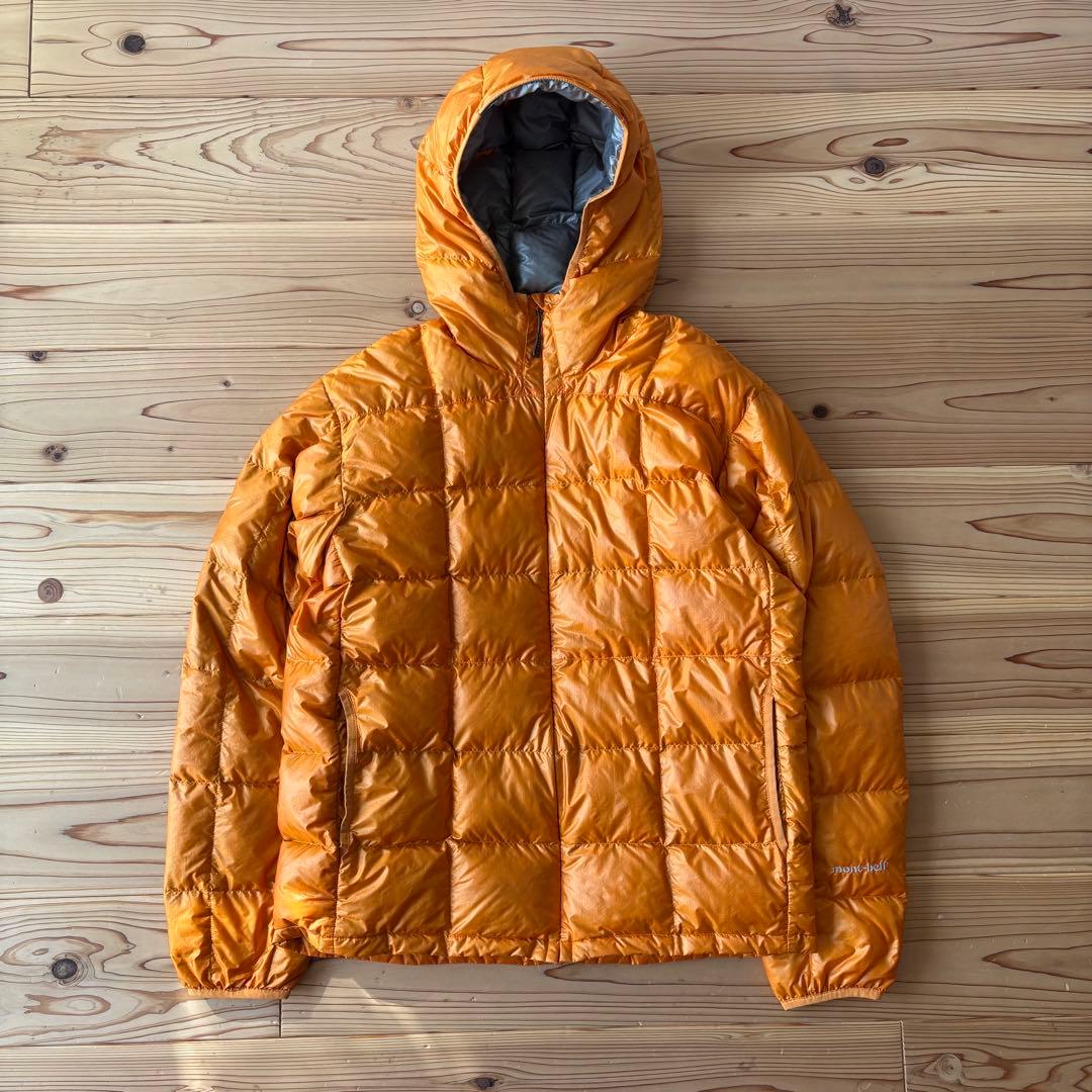 専用 mont-bell U.L.インナーダウンパーカ メンズM オレンジ