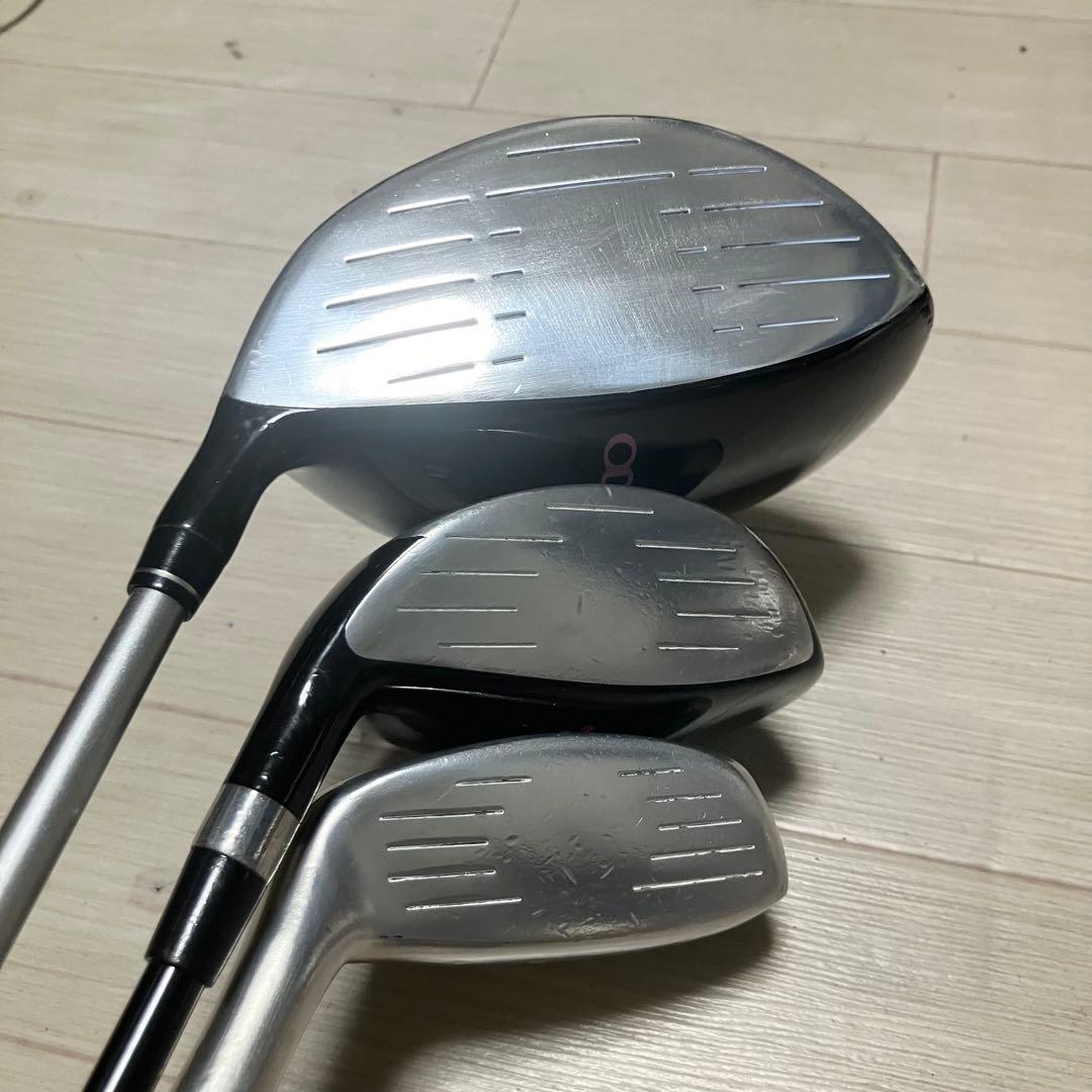 レディースゴルフセット OnreD/WORLDEAGLE他クラブ計8本バック付