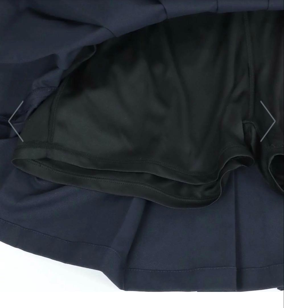 新品未使用　タグ付き　プリーツスカート　 NEW ERAコラボ　色はネイビー