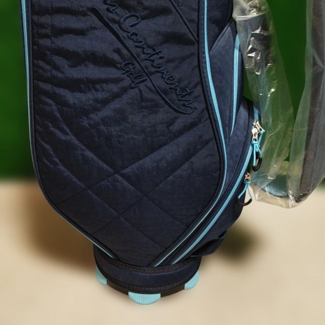 未使用 TRANS CONTINENTS GOLF キャディバッグ ネイビー