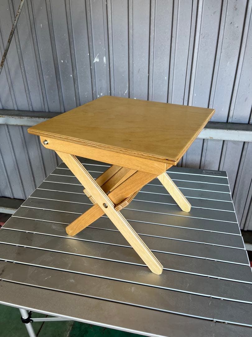 木製折りたたみ　サイドテーブル