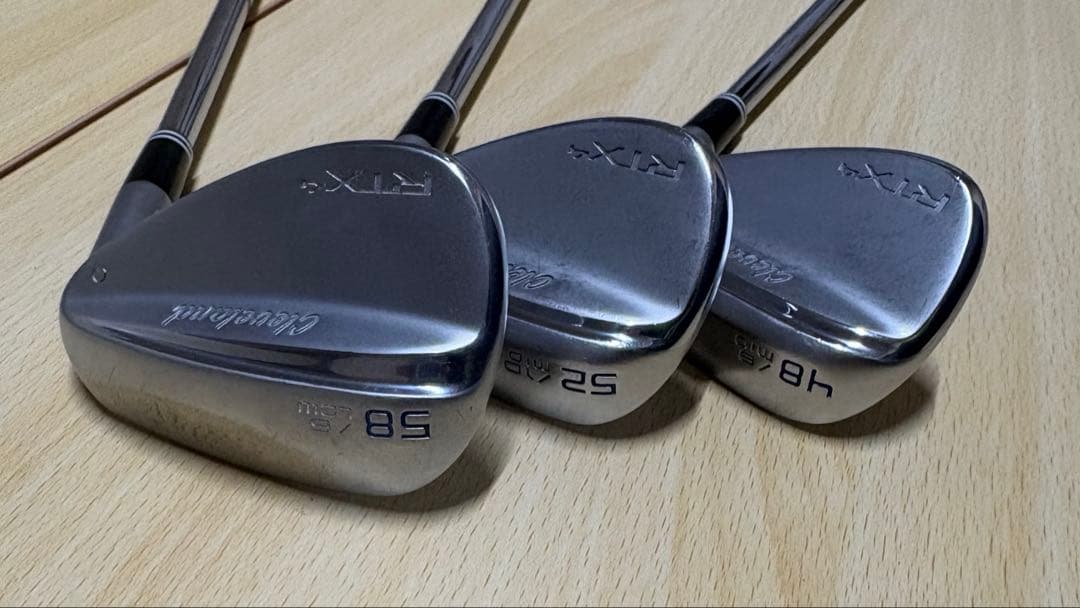 クリーブランドRTX4 48/52/58 DG 3本セット