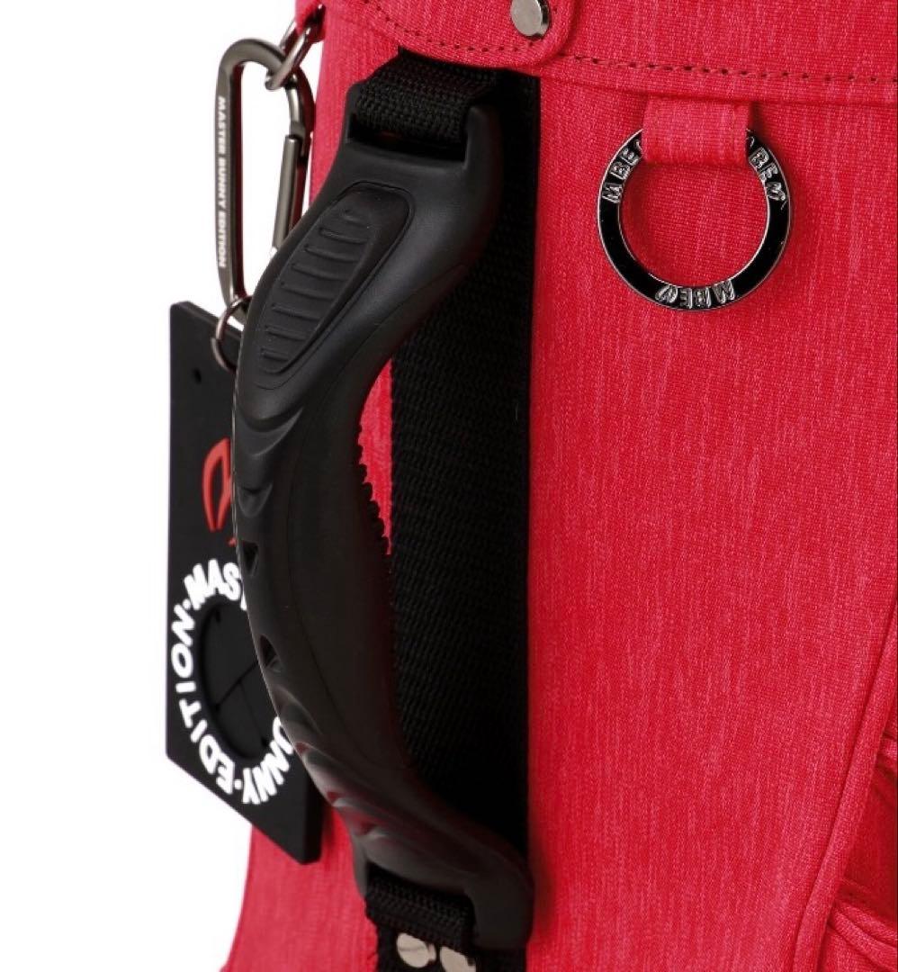 新品 パーリーゲイツ マスターバニー 杢調Peスタンド式キャディバッグ