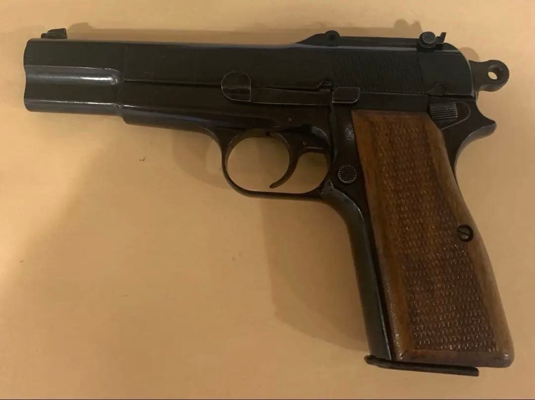 【廃盤希少】タナカワークス　「ブローニングハイパワー　ミリタリー」HWガスガン