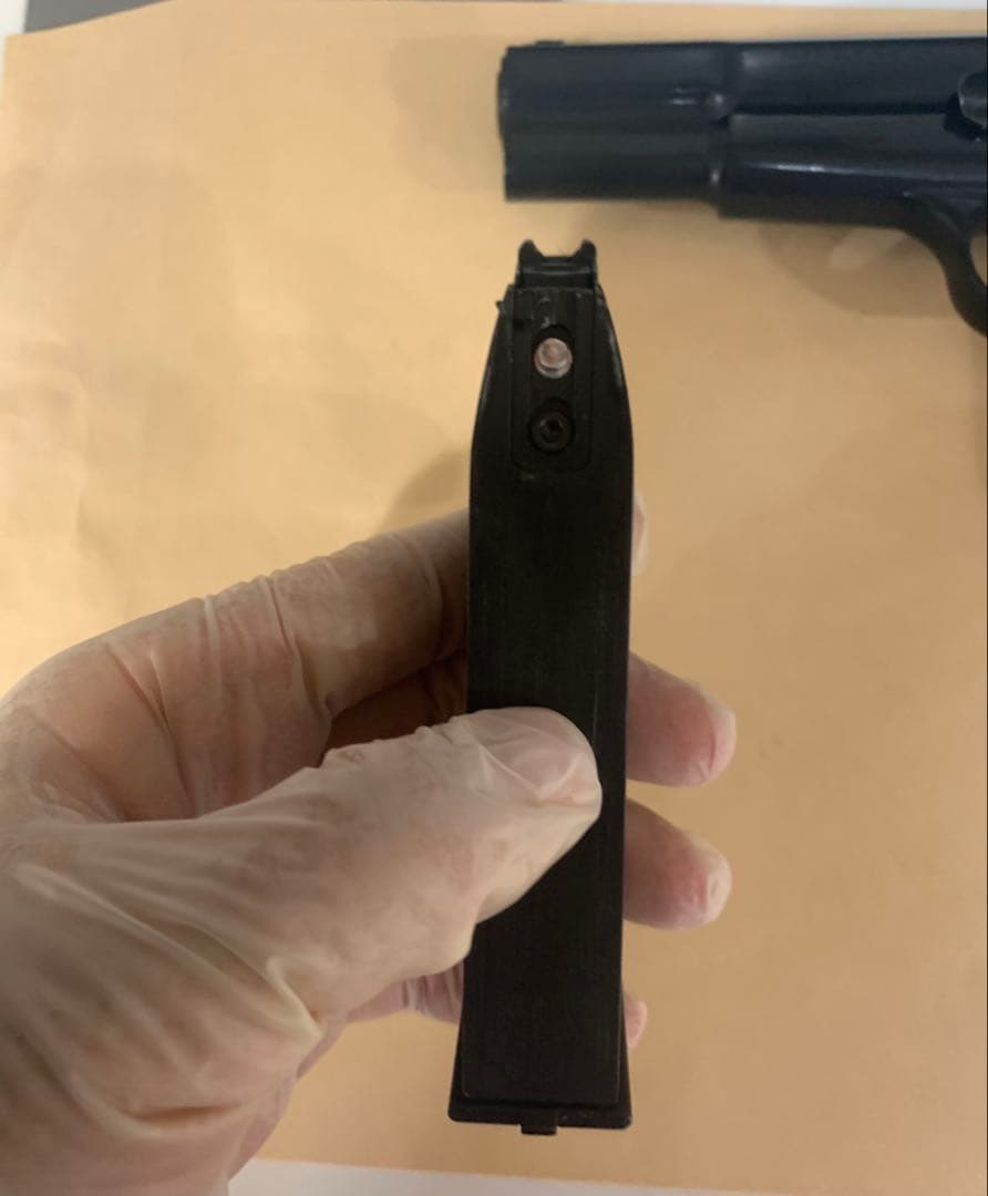 【廃盤希少】タナカワークス　「ブローニングハイパワー　ミリタリー」HWガスガン