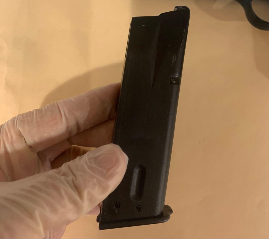 【廃盤希少】タナカワークス　「ブローニングハイパワー　ミリタリー」HWガスガン