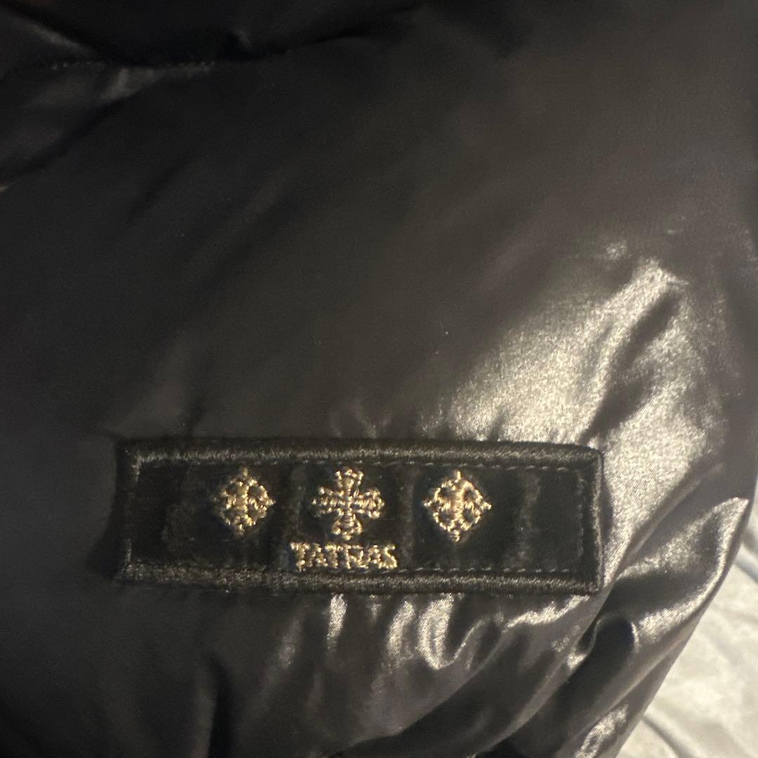 TATRAS フード付き ブラックダウンジャケット