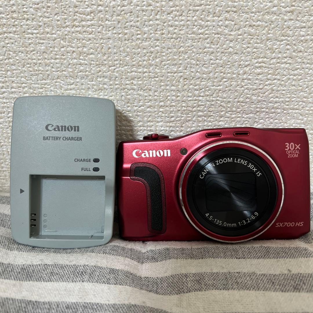 Canon SX700 HS レッド 30倍ズーム