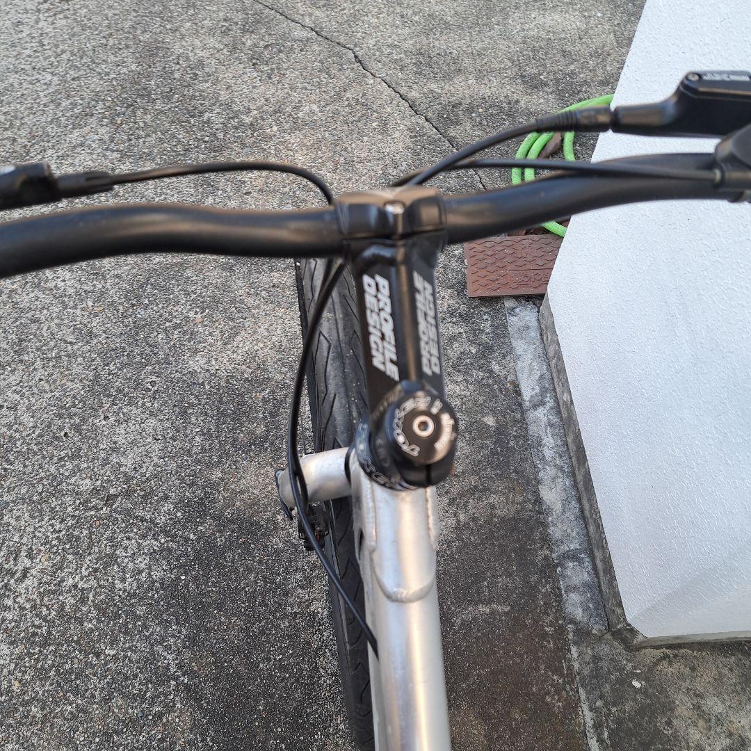 シルバー 26インチ　ストリート　トライアル　 マウンテンバイク