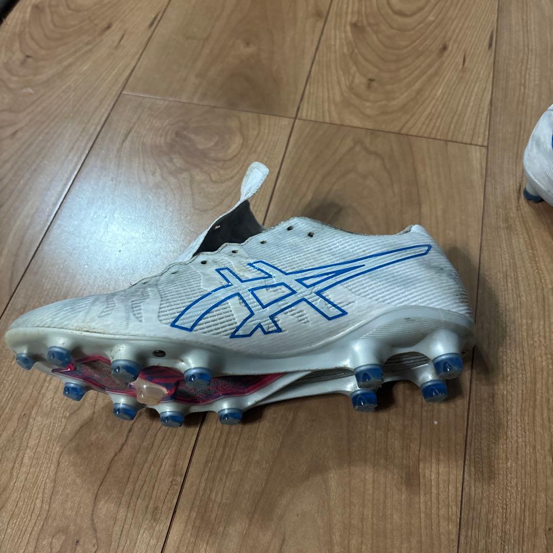 ASICS ACROS PROサッカーシューズ ホワイト/ブルー　24.5センチ