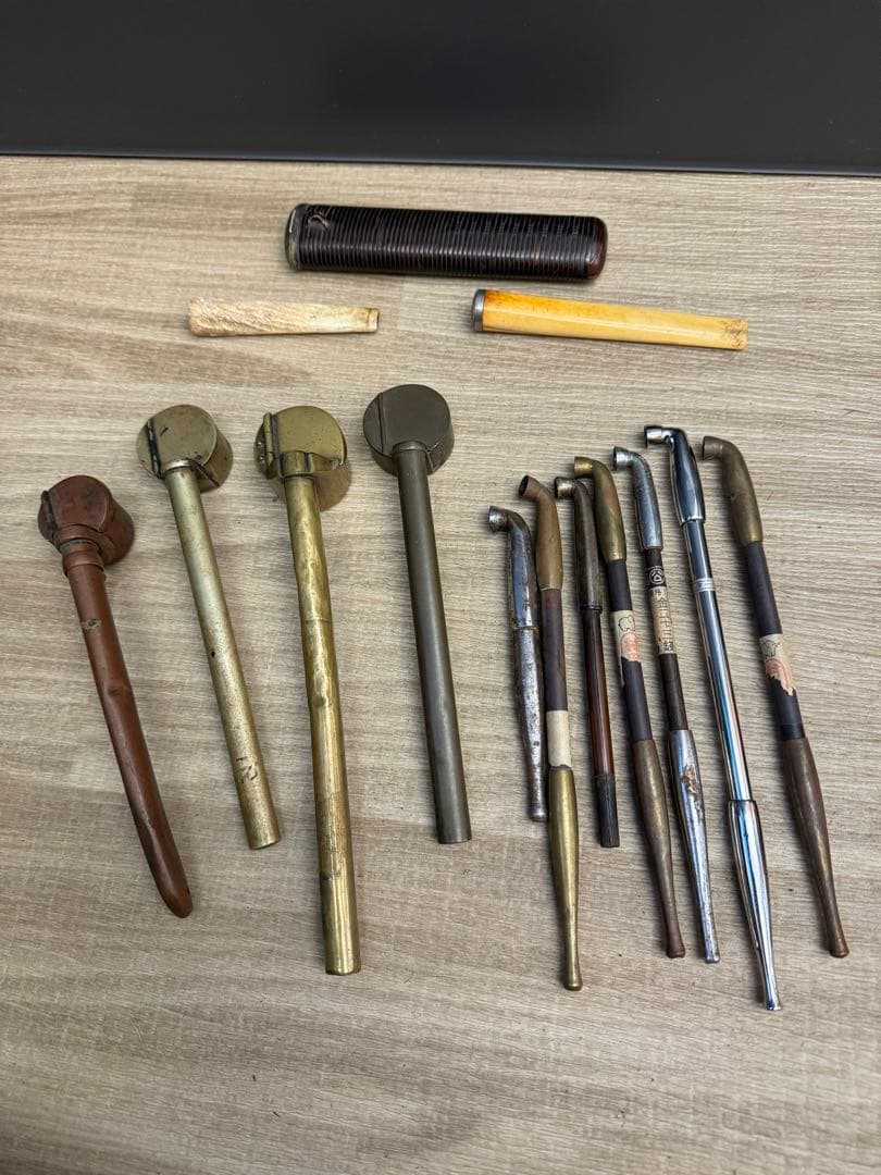 1526 アンティーク　煙管　キセル　パイプ　煙道具　まとめ売り　時代物