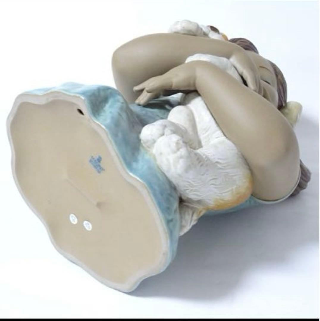 ヴィンテージ LLADRO グレス、とっても好きよ 大型フィギュリン