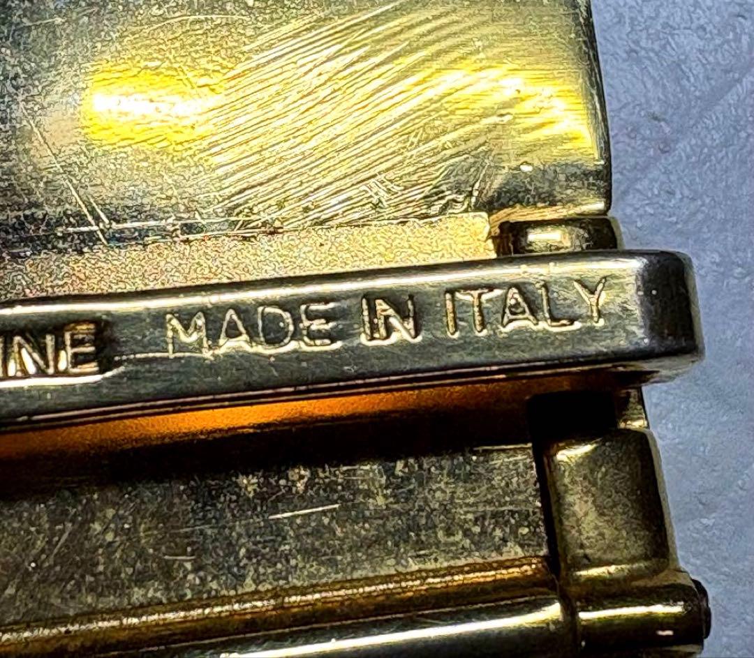 【ヴィンテージ良品】 CÉLINE オールドセリーヌ　馬車　ゴールド金具　ベルト