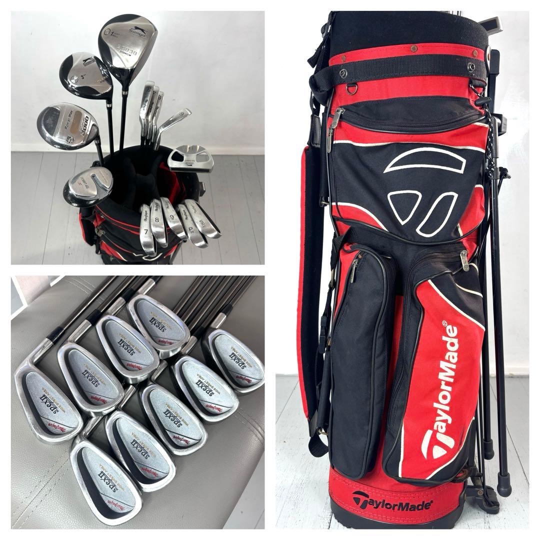本格派 メンズゴルフクラブ 14本 フルセット ゴルフセット テーラーメイド