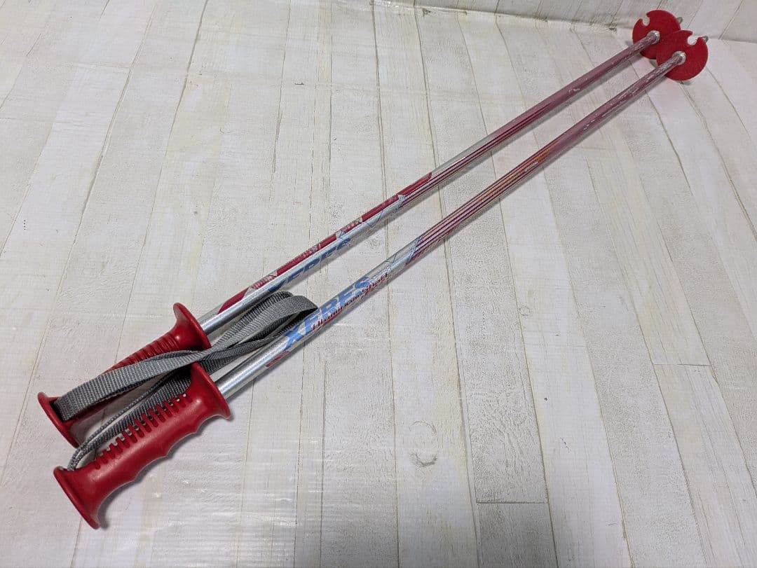 HEAD　SUPERSHAPEスキー板　ブーツ・ストック　ジュニアスキーセット