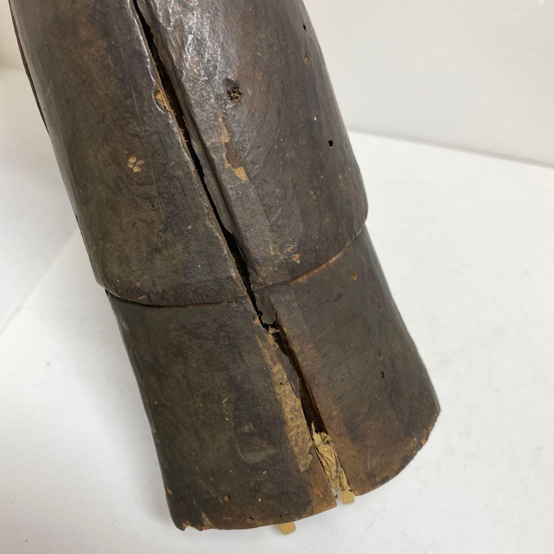 古代　江戸前期以前　木彫観音像　高さ約43㎝　トヒカカ　東さ8-0107☆2F