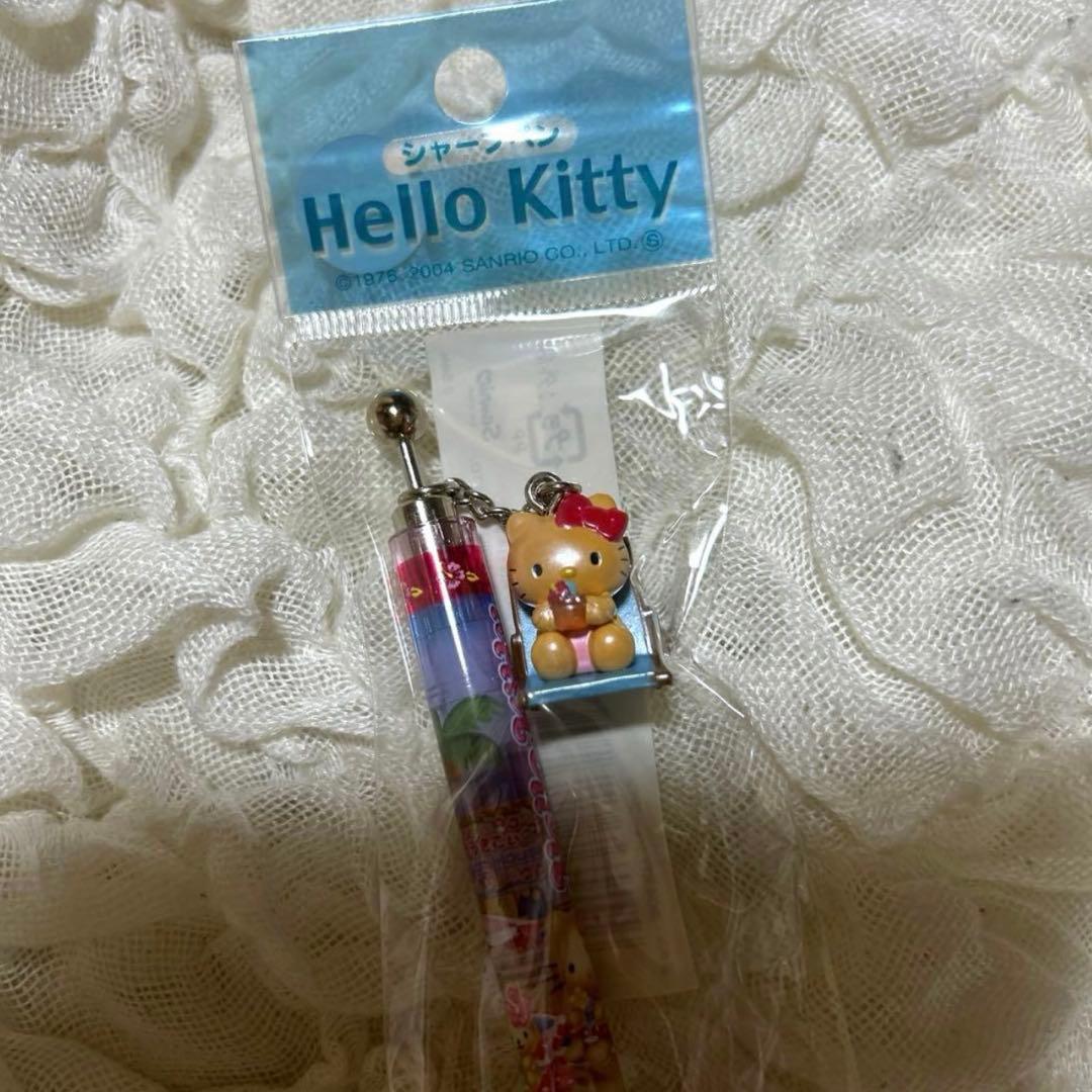 日焼けキティ 夏休み 海バージョン シャープペン ビーチチェアー