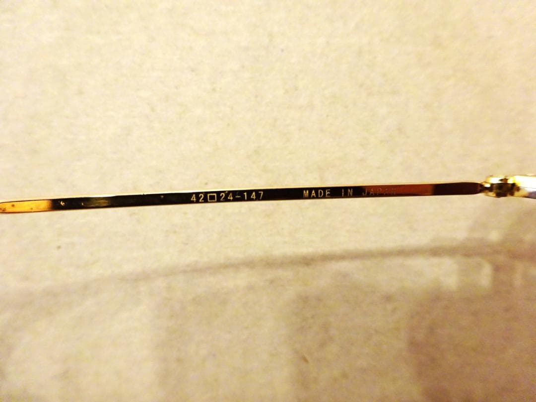 ☆希少☆ 治太夫作 クリップ式サングラス付き 丸眼鏡 一山タイプ