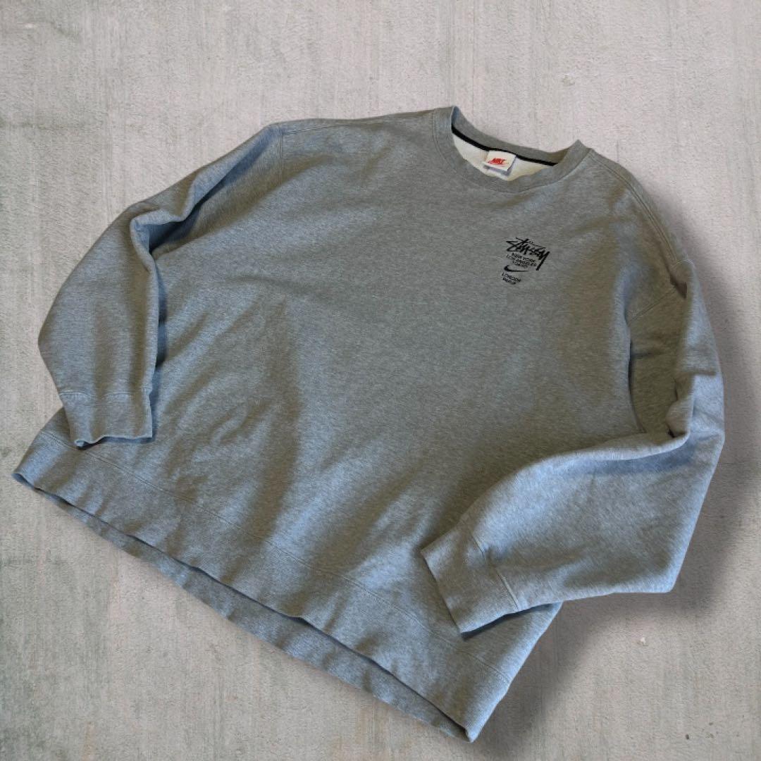 ★*★様 【値下げ交渉OK】ナイキ★ステューシー コラボスウェット 刺繍ロゴ 即