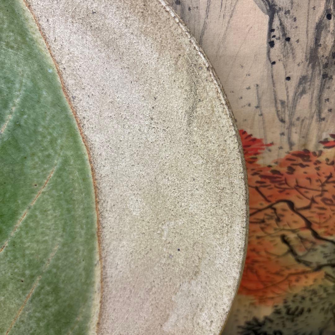 北大路魯山人　木ノ葉　皿　黒田陶々庵 共箱 古美術