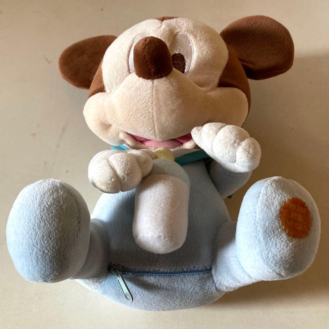 【激レア】Disney baby ぬいぐるみ　メロディー　動作付き