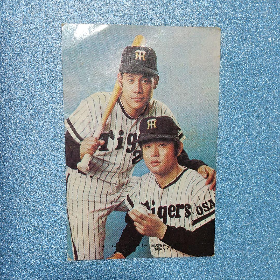 カルビー、ホームランカード景品、江夏、田淵、ブロマイド