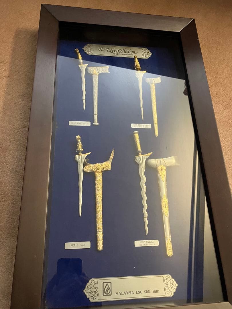 アンティーク雑貨 The Keris Collection Selangor Pewter x 4