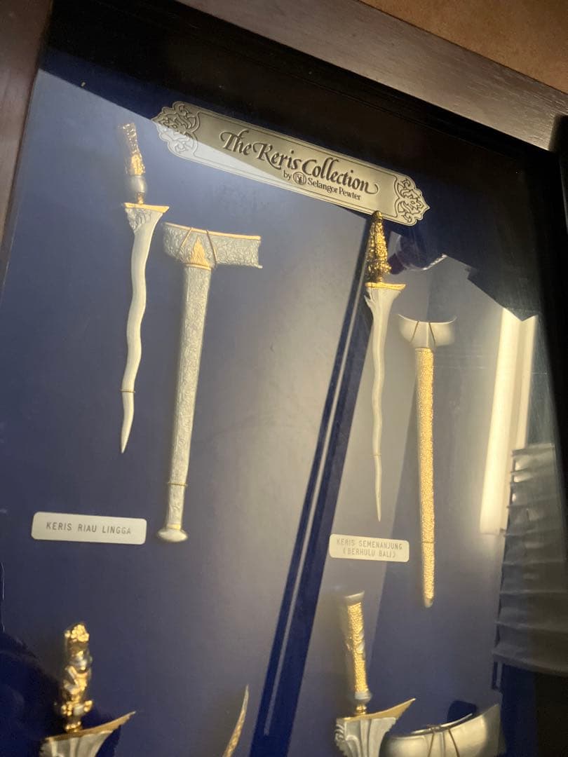 アンティーク雑貨 The Keris Collection Selangor Pewter x 4