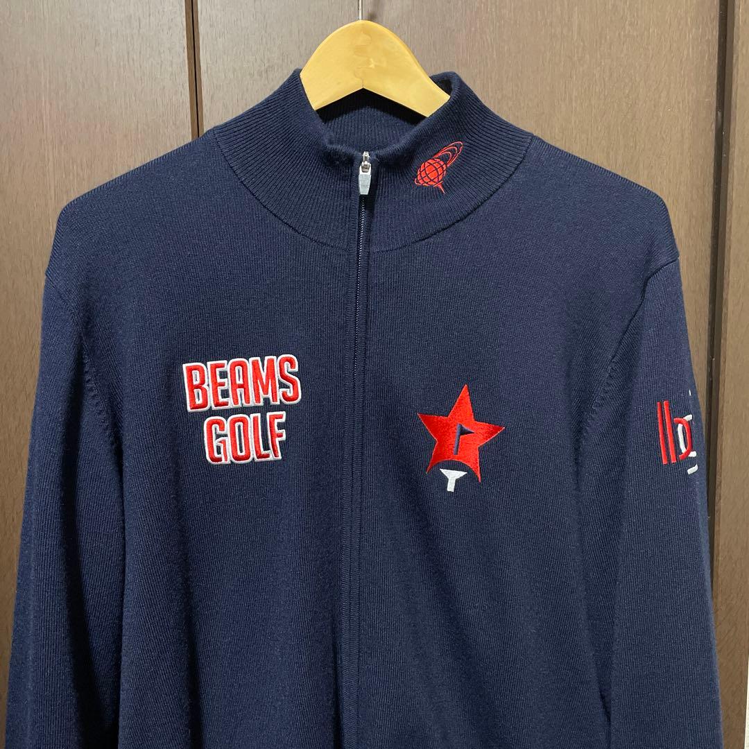 BEAMS GOLF ニットブルゾン