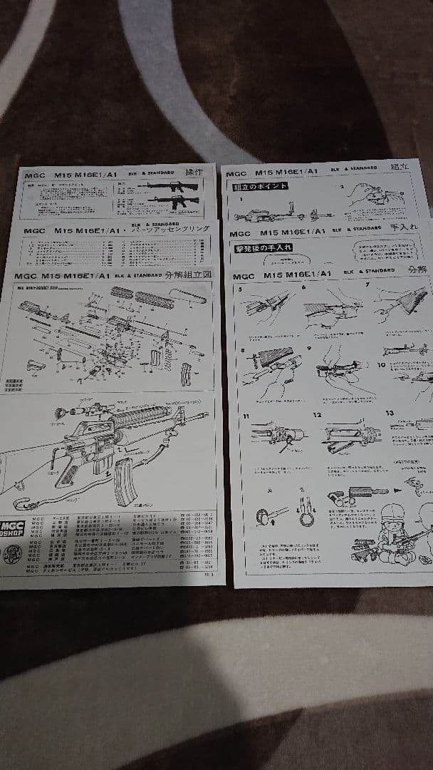 SMG規格 MGC M-16A1スタンダード ショートバレル仕様