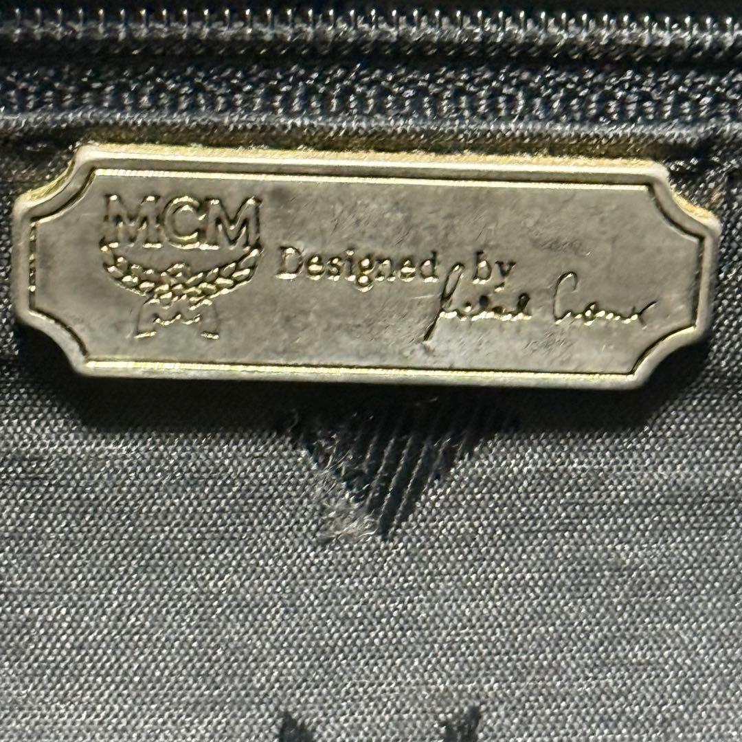 MCM ブラック キルティング バケットバッグ クロスバッグ