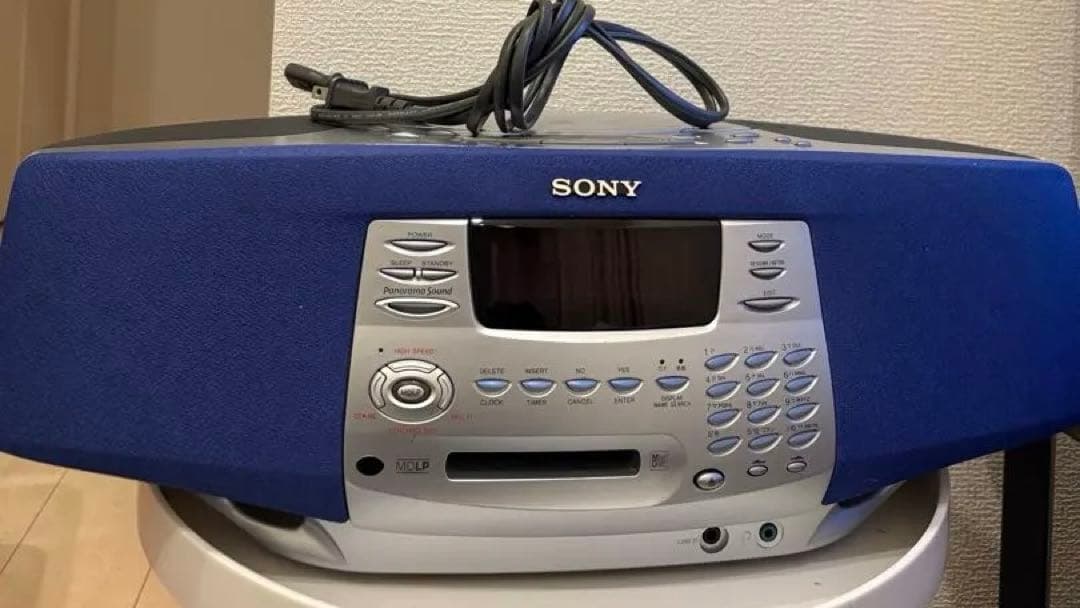 ソニー　SONY ZS-M37 パーソナルMDシステム　CD MD ラジオ