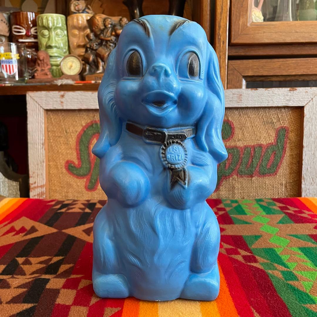 希少！ 70's〜アメリカアンティーク　犬の貯金箱　　アメトイUSAヴィンテージ