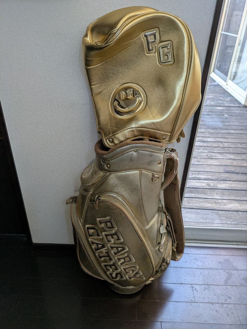 ✱最終✱再再お値下げ✱PEARLY GATES ゴルフキャディバッグ ゴールド